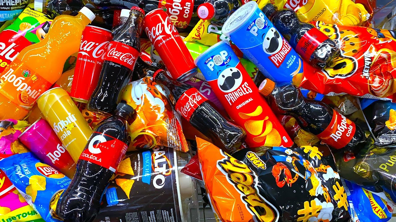 Много Вкусняшек и Сладости 🤩! Shopping Coca Cola, Cheetos, Tuc, Lays, Fanta. Shopping a lot of candy