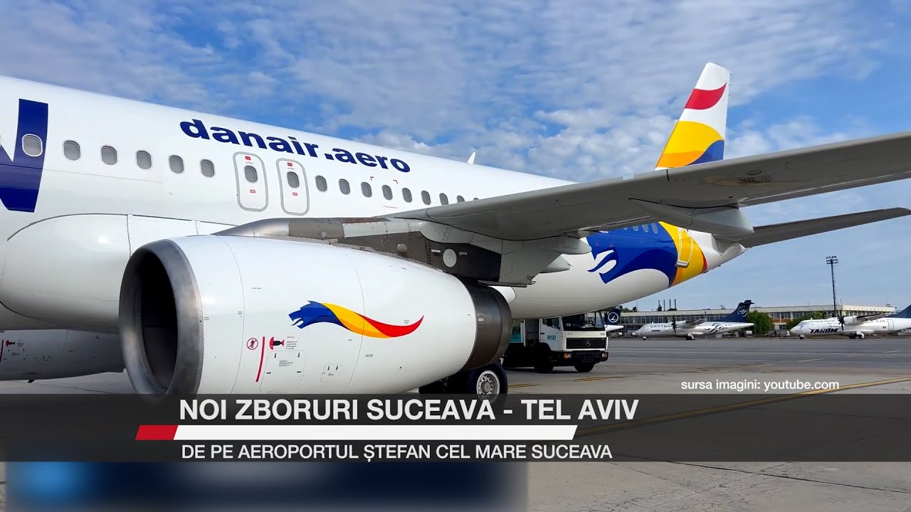 Noi zboruri Suceava-Tel Aviv de pe Aeroportul Ștefan cel Mare Suceava