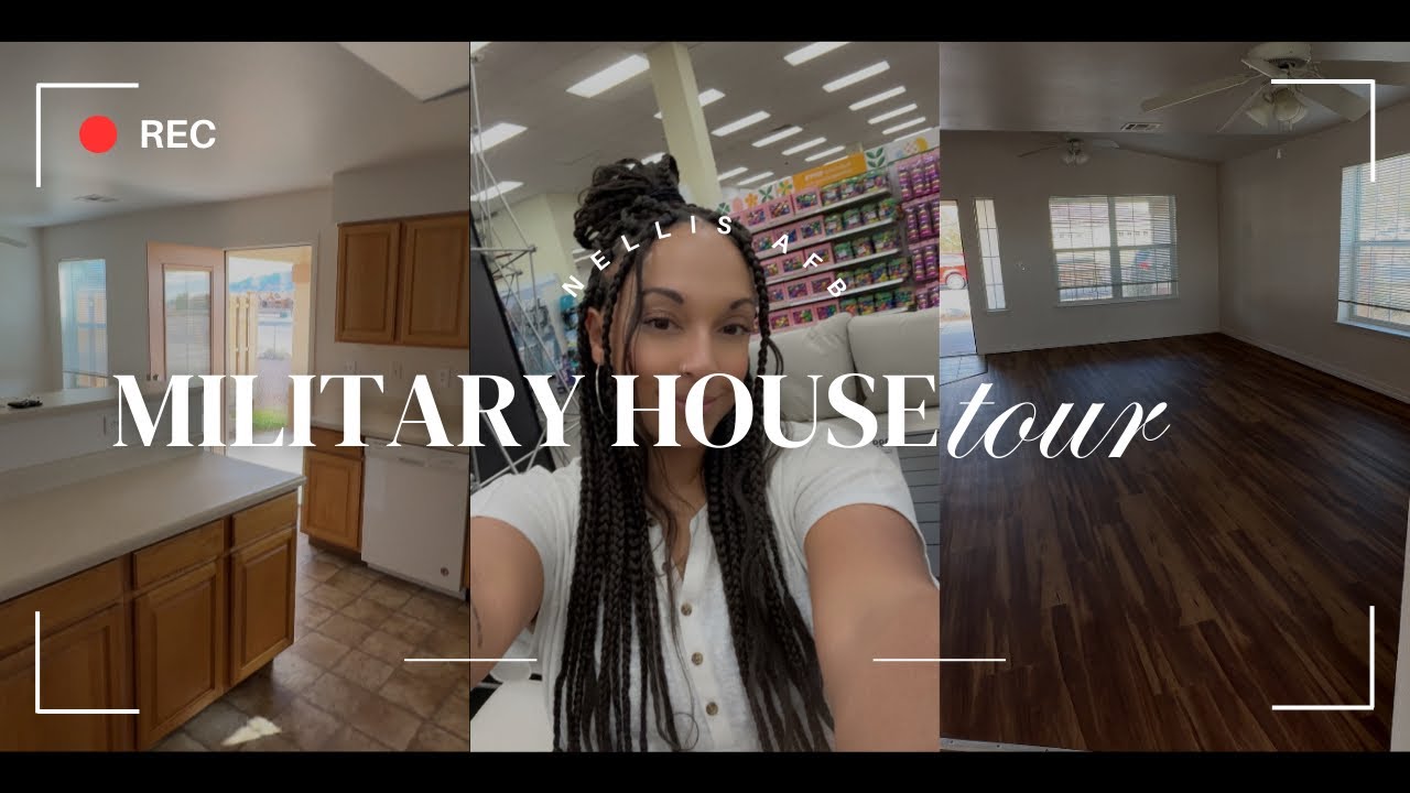 EMPTY HOUSE TOUR-4 bedroom-NELLIS AFB on base housing