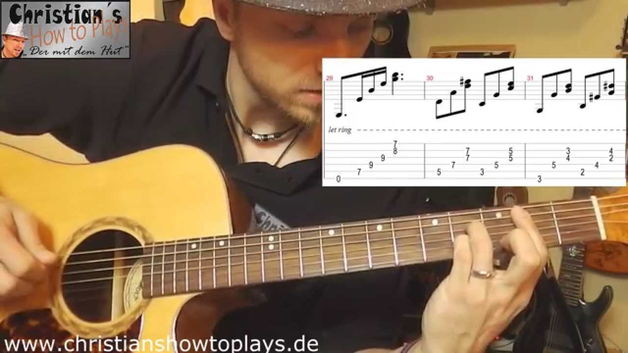 ★Metallica NOTHING ELSE MATTERS Intro #2 | Gitarren Tutorial Tabs/Noten+Overhead Cam [Deutsch]