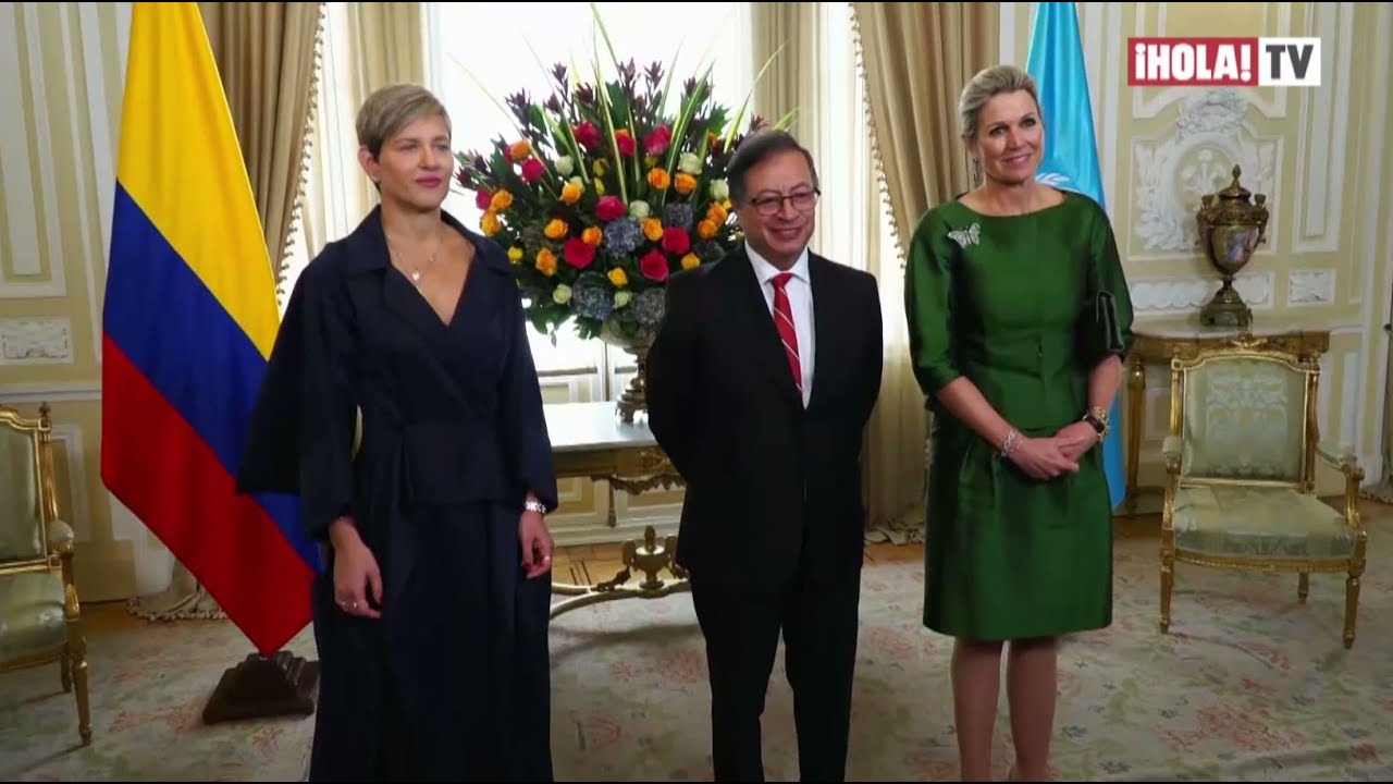 Máxima de Holanda se reúne con Verónica Alcocer y Gustavo Petro en Bogotá | ¡HOLA! TV