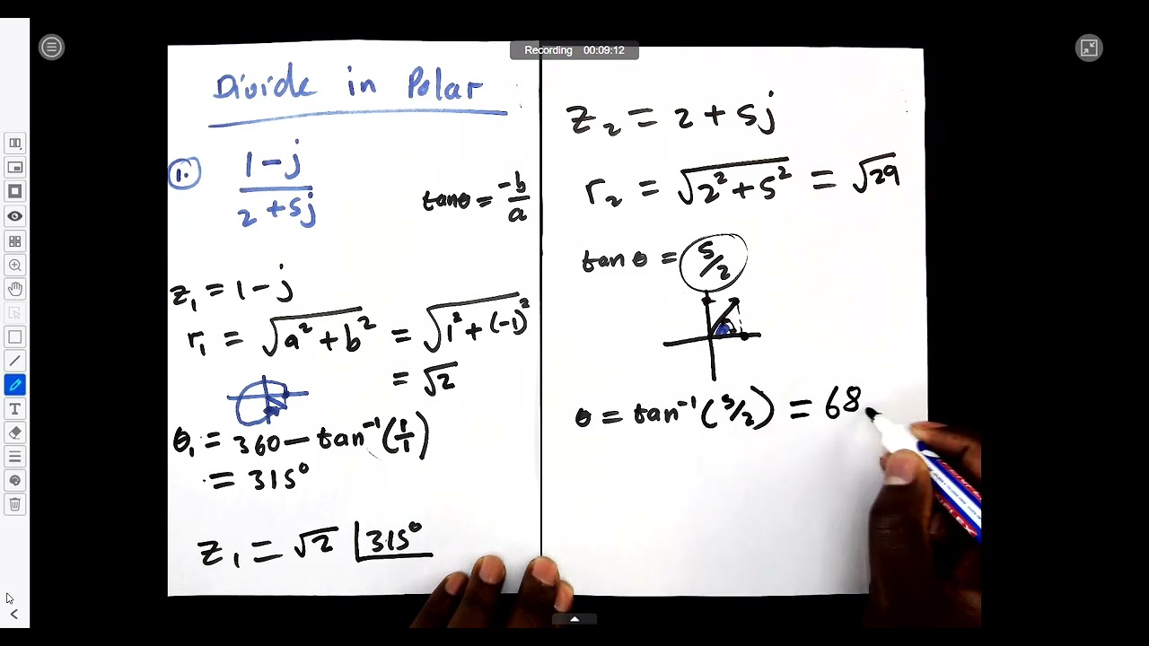 Class Lesson 2.5 : Introduction to De Moivre’s Theorem and Division in Polar Form