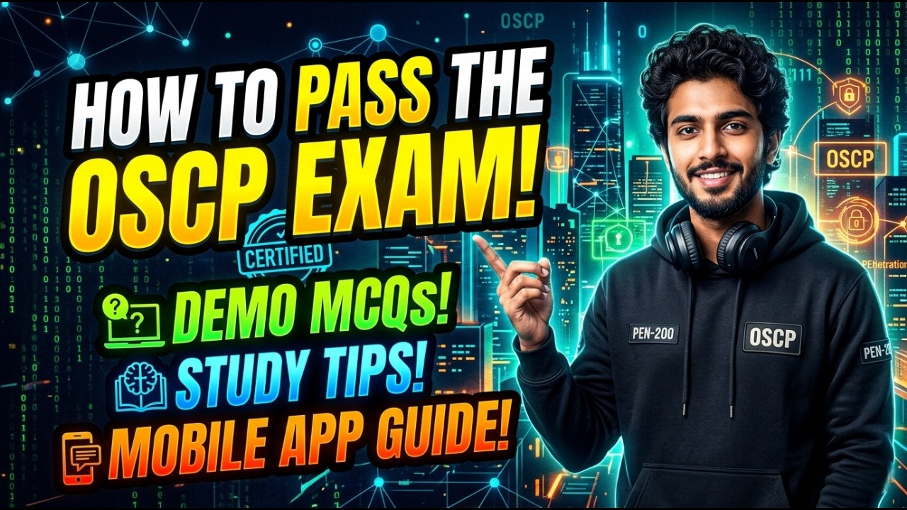 How to Pass the OSCP Exam: Demo MCQs, Study Tips & Mobile App Guide