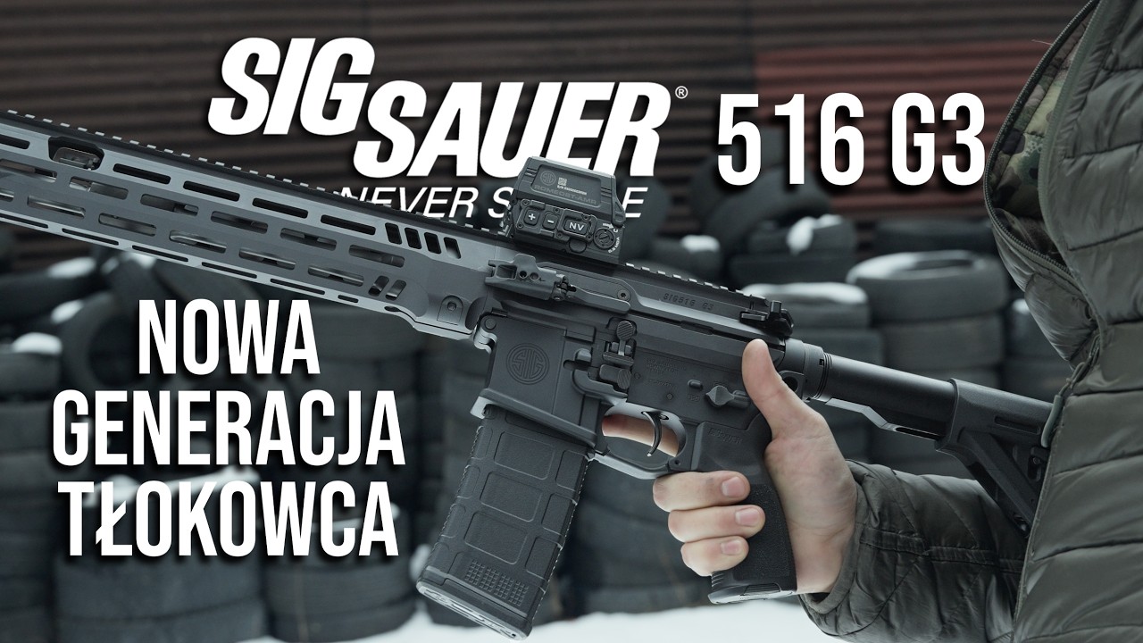 Prezentacja nowego karabinku marki SigSauer 516