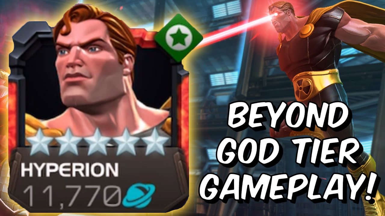 5 Star Hyperion Beyond God Tier Act 6 & Variant Gameplay 2019 - Marvel Contest of Champions