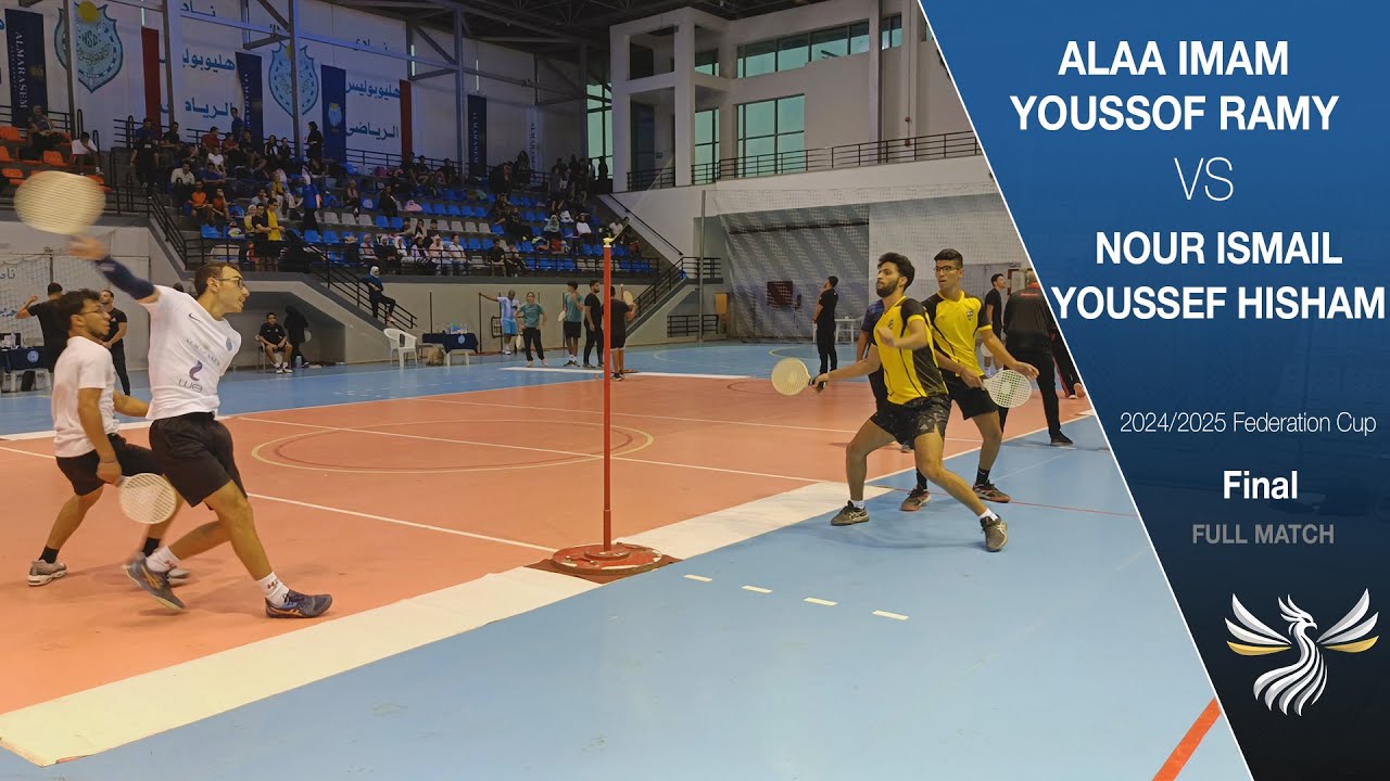 Alaa Imam & Youssof Ramy VS Nour Ismail & Youssef Hisham (1st Federation Cup 2024/2025)