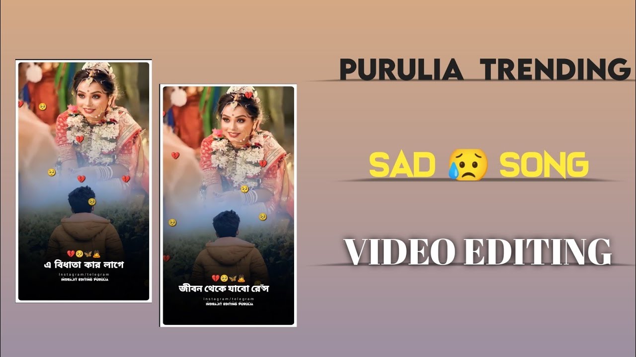 Trending Purulia New Sad Song/Blocklist 💔Sad Song Status Video Editing In Alight Motion