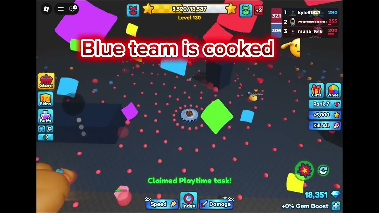 Red vs Blue update in tank game!