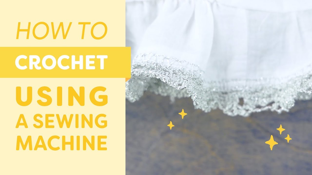 Using a Sewing Machine to ❣️Crochet❣️