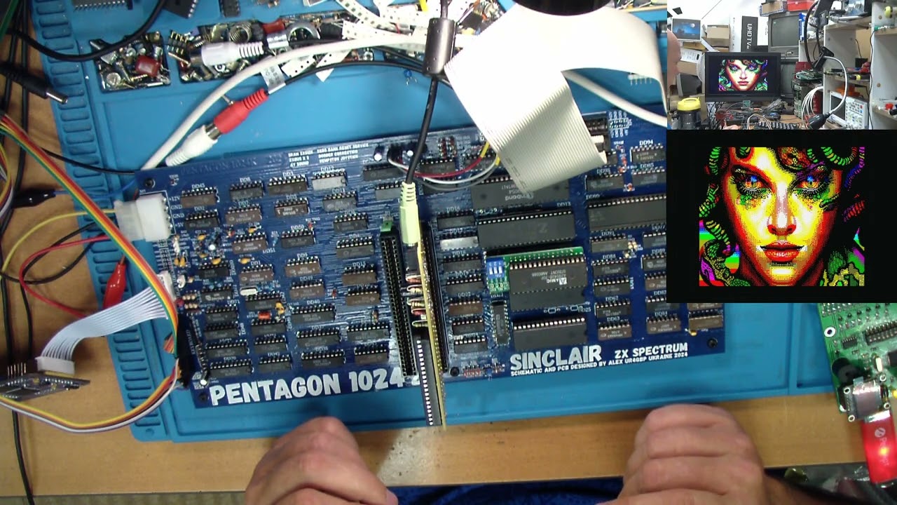 Собираем pentagon 1024zp часть 2