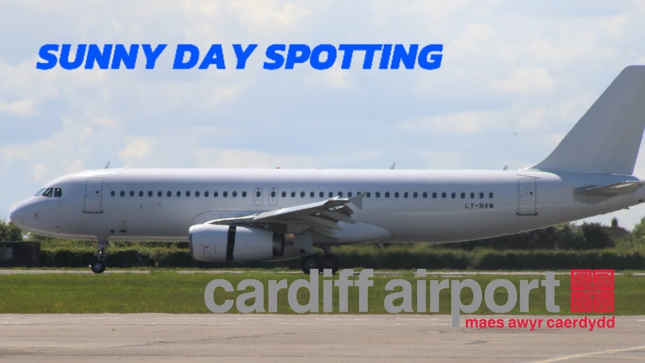 Sunny Day Spotting down Cardiff Airport | Ft. TUI Avion, Vueling and more |