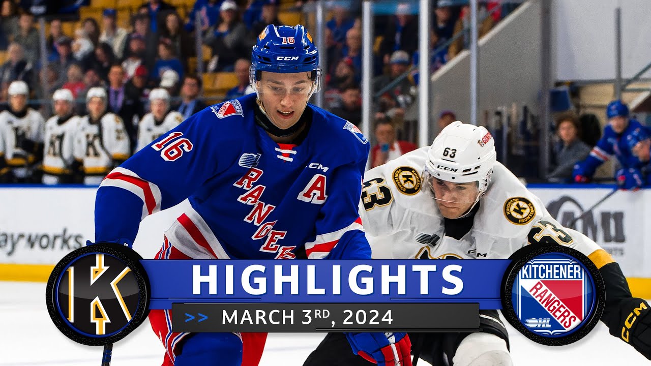 Game Highlights | Frontenacs vs. Rangers - Mar. 3rd, 2024