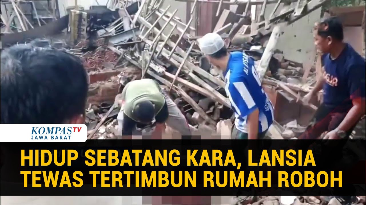 Lansia di Sukoharjo Hidup Sebatang Kara Meninggal Usai Rumahnya Ambruk
