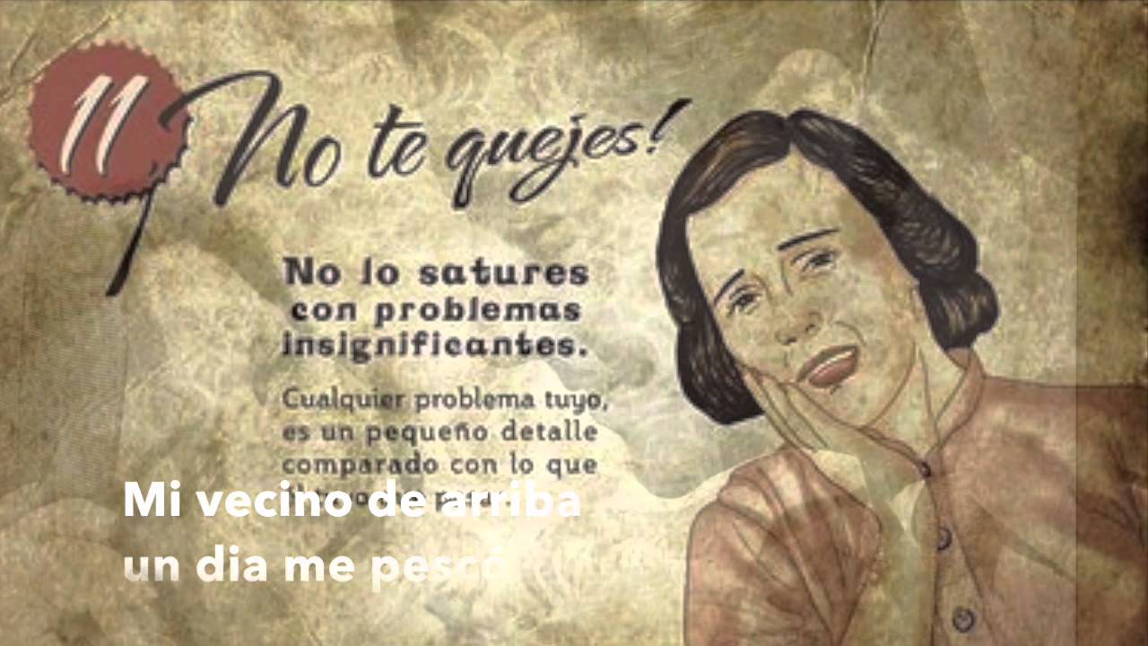 Mi vecino de arriba Joaquín Sabina con letra IES Sentmenat