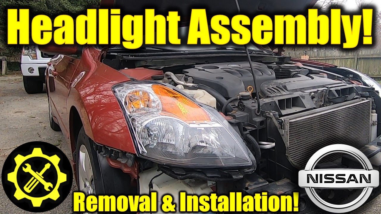 2007 - 2009 Nissan Altima: How to Replace Headlights; FULL Walk-through!