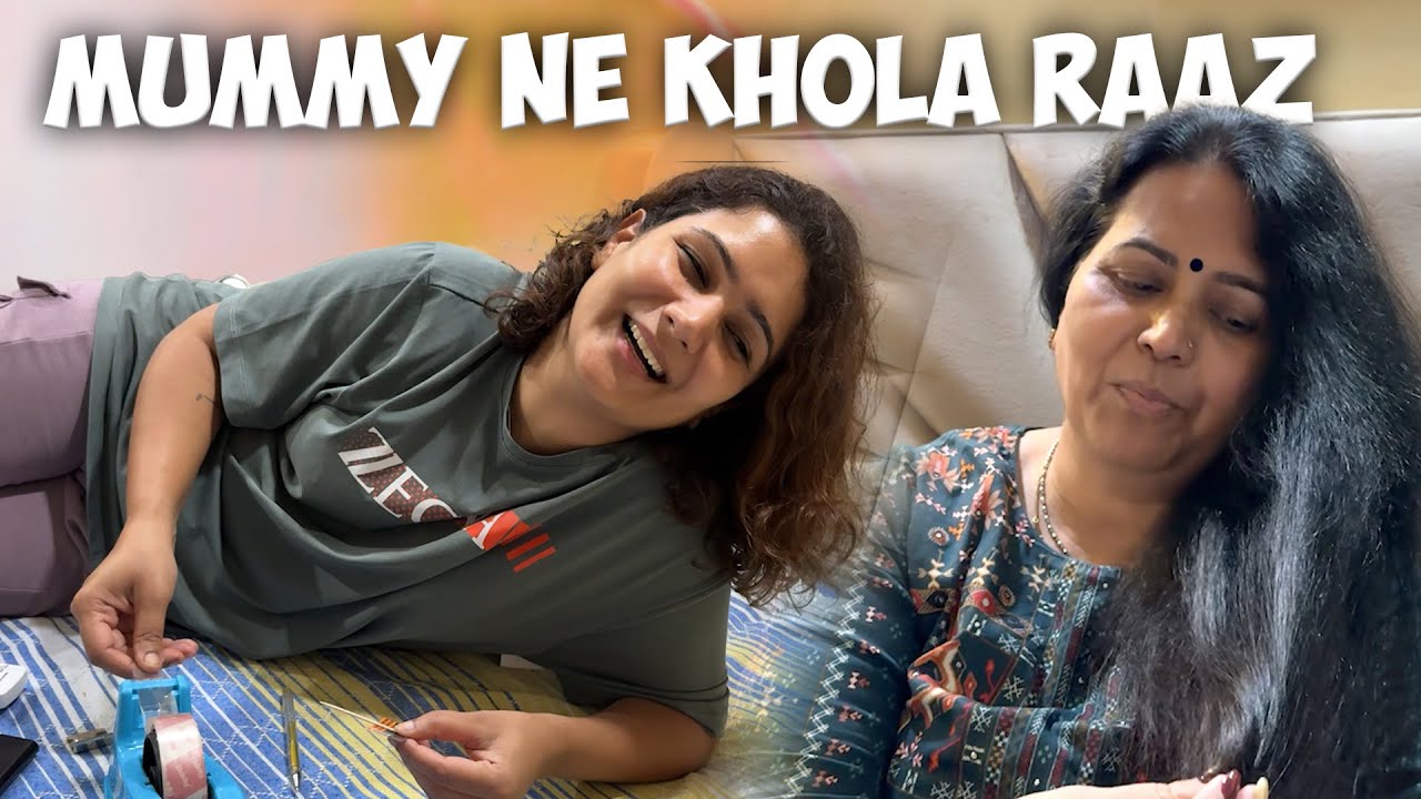 Lambe Ghane baal ka raaz bata diya 💇‍♀️ | Birthday celebration started | Anissha & Adira 