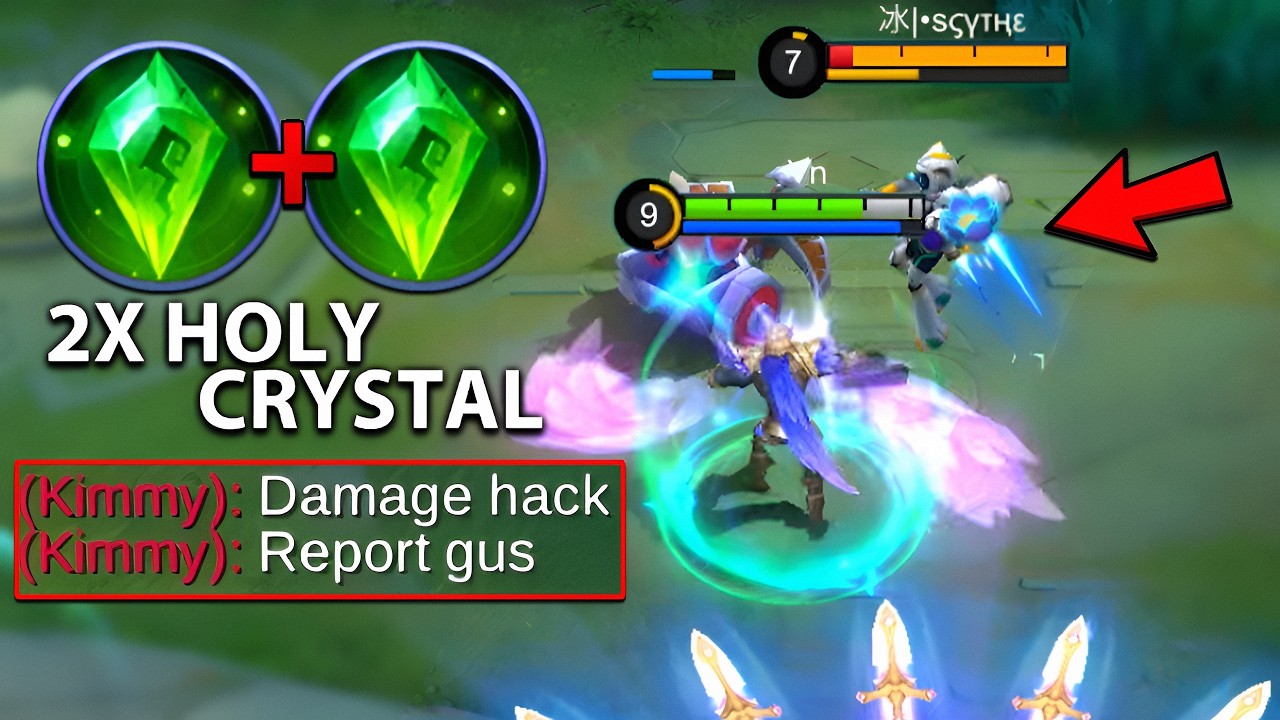 GUSION NEW BUILD TO ONE SHOT ENEMY!? SOLO RANK ONLY! ( 2X HOLY CRYSTAL )