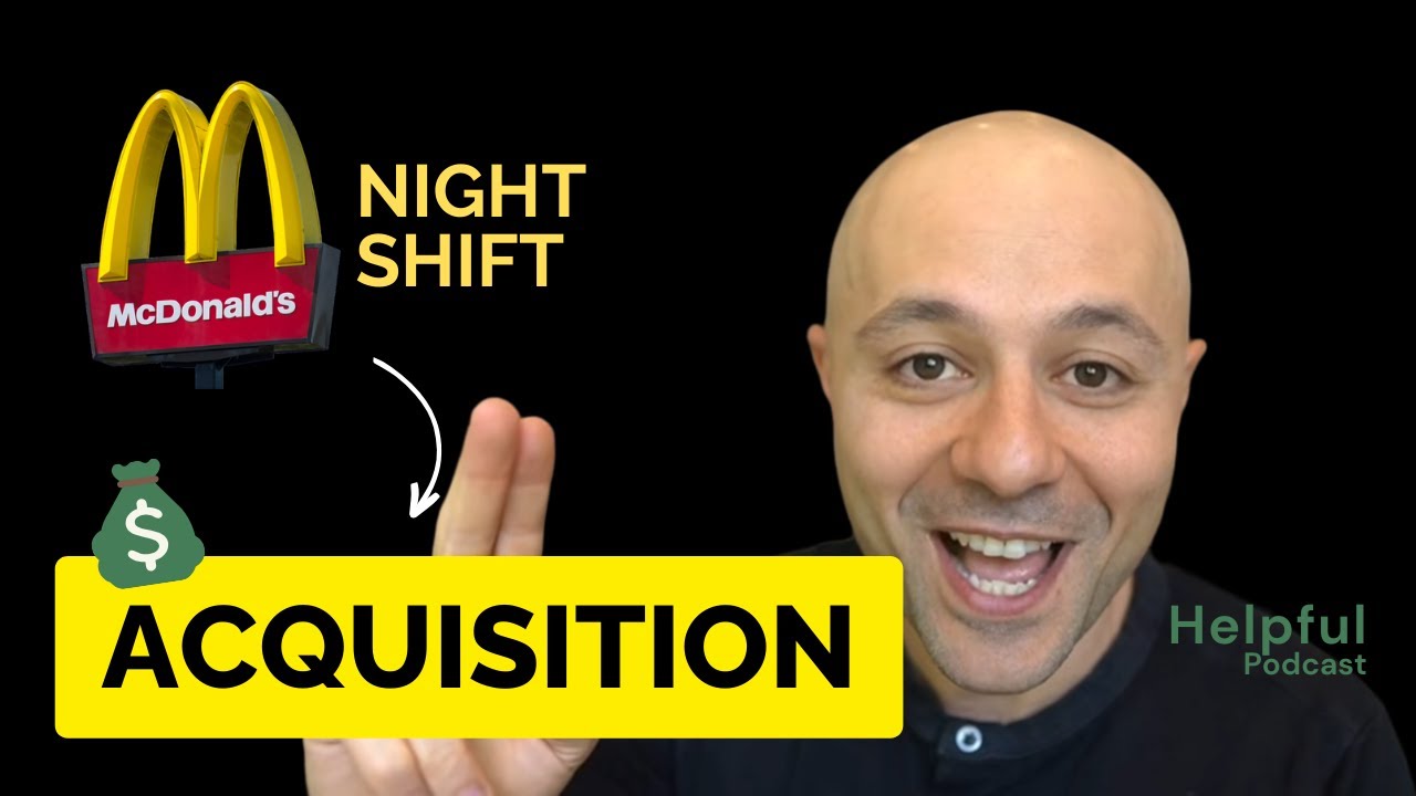 Aydin Mirzaee - from night shift at McDonalds, to a major acquisition