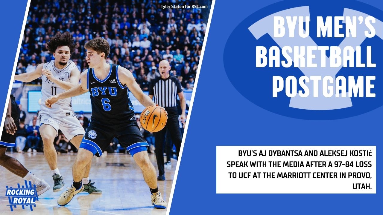 Men's Basketball | BYU vs. UCF | BYU's AJ Dybantsa & Aleksej Kostic