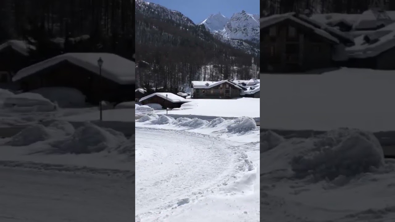 Giovedi 7 marzo 2024. Il stupendo paesaggio invernale a Rh&ecirc;mes-Notre-Dame #rhemenotredame #neve