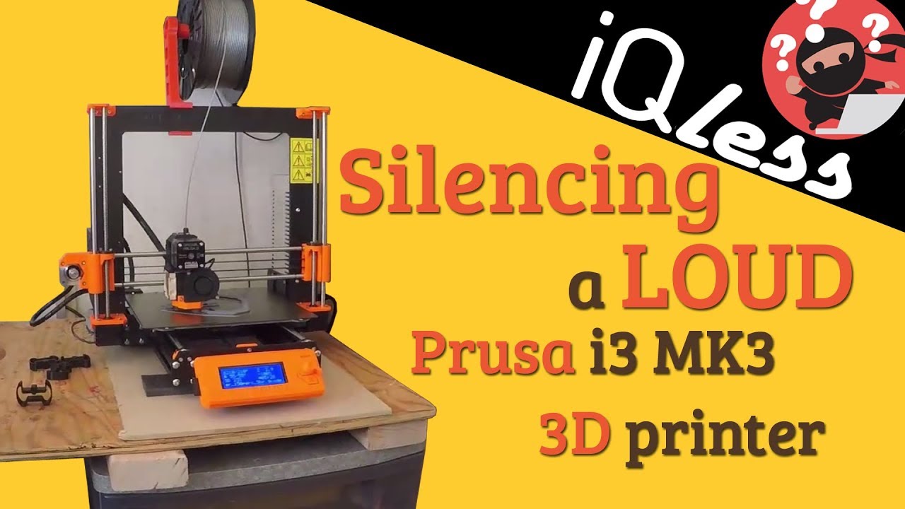 Silencing a loud Prusa i3 mk3 3d printer
