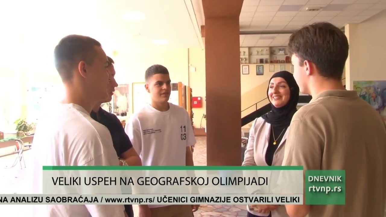 Veliki uspeh učenika Gimnazije Novi Pazar na Geografskoj olimpijadi