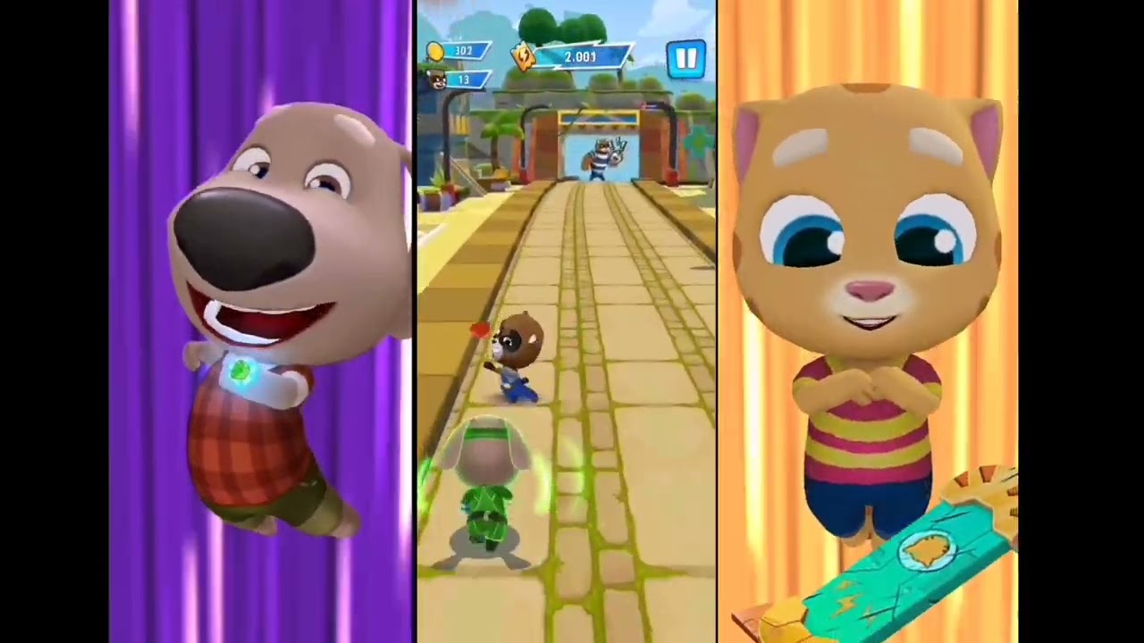 Talking Tom Hero Dash - Rescue missions - how to rescue friends