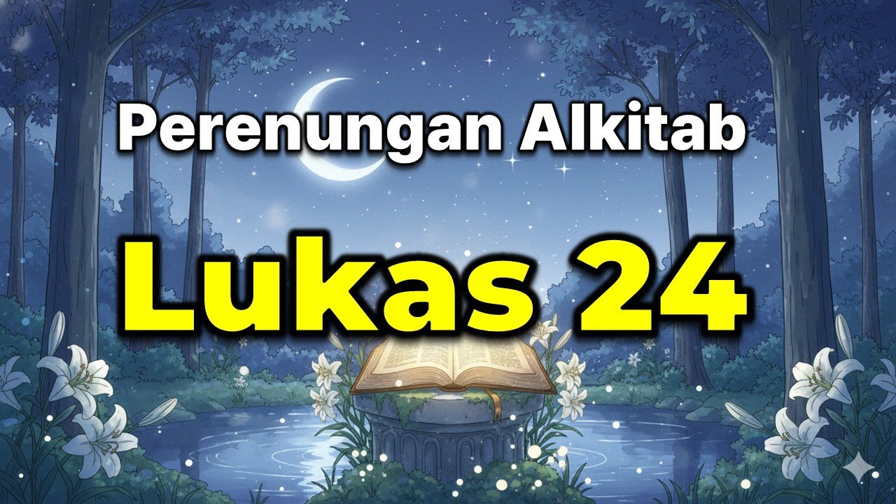 🎧Lukas 24 📖 | Membaca Alkitab untuk Tidur Nyenyak 🌙 | Damai, Healing, dan Iman