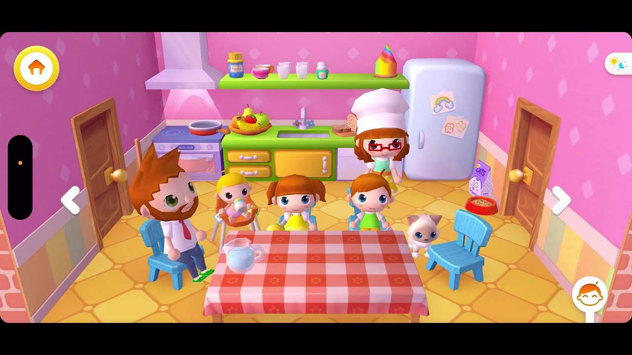 ŞİRİN EVİMİZDE ÇOCUKLAR YARAMAZLIK YAPIYOR AMA ANNELERİ ONLARI AFFEDİYOR 🥰 Sweet Home Stories