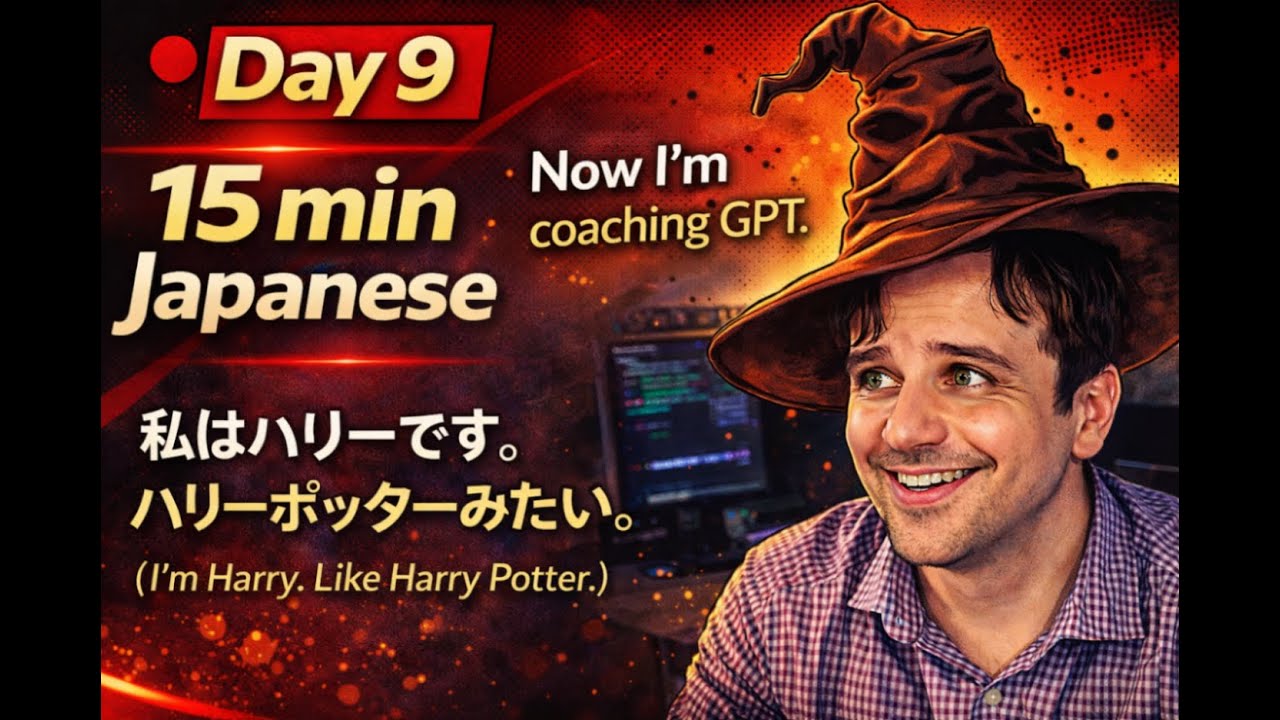 Day 9 - I’m Harry… Like Harry Potter (15 Min Japanese)