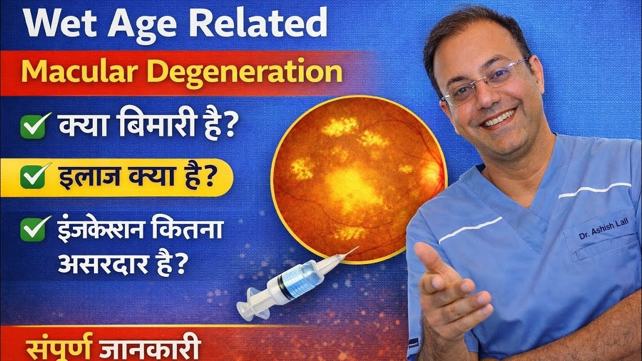AGE RELATED MACULAR DEGENERATION  ऐज रिलेटेड मैक्यूलर डिजनरेशन क्या होता है?