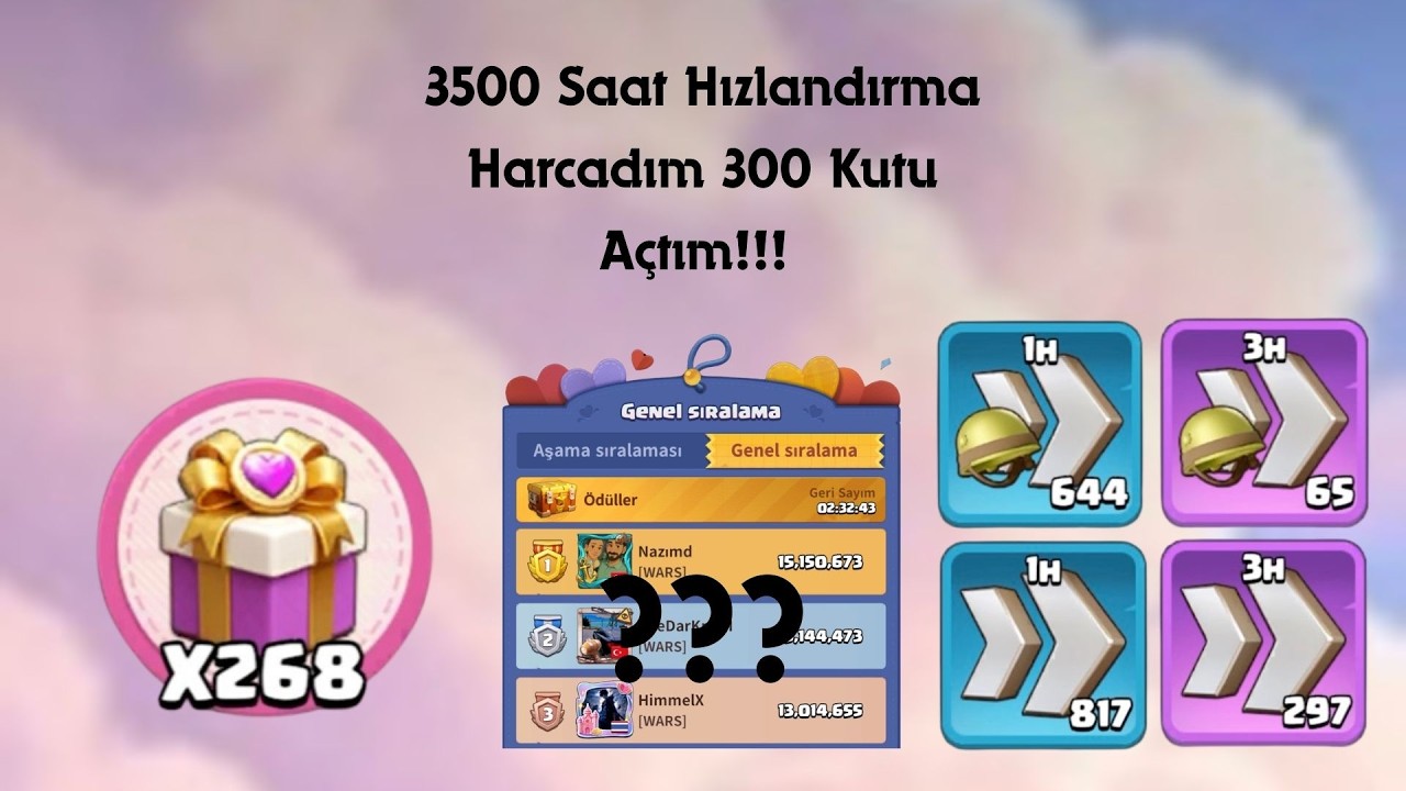 Etkinlikte 1. Olacak Mıyım ? Çantayı Boşalttım!! (Part 2) - Dark War Survival