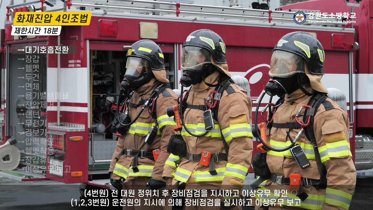 10 화재진압 4인조법