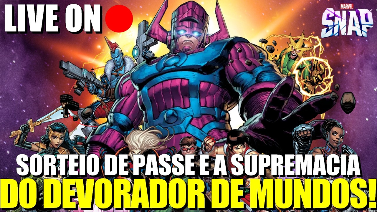 SORTEIO DE PASSE E A SUPREMACIA DO DEVORADOR DE MUNDOS! | MARVEL SNAP |