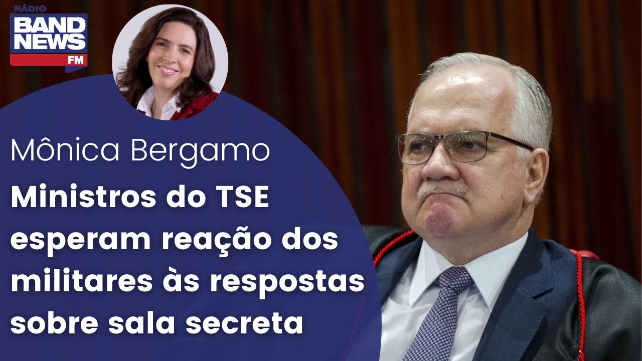 Ministros do TSE esperam rea&ccedil;&atilde;o dos militares &agrave;s respostas sobre sala secreta