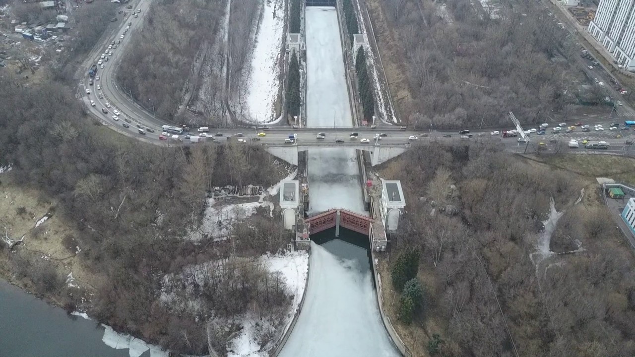 Карамышевская набережная с дрона