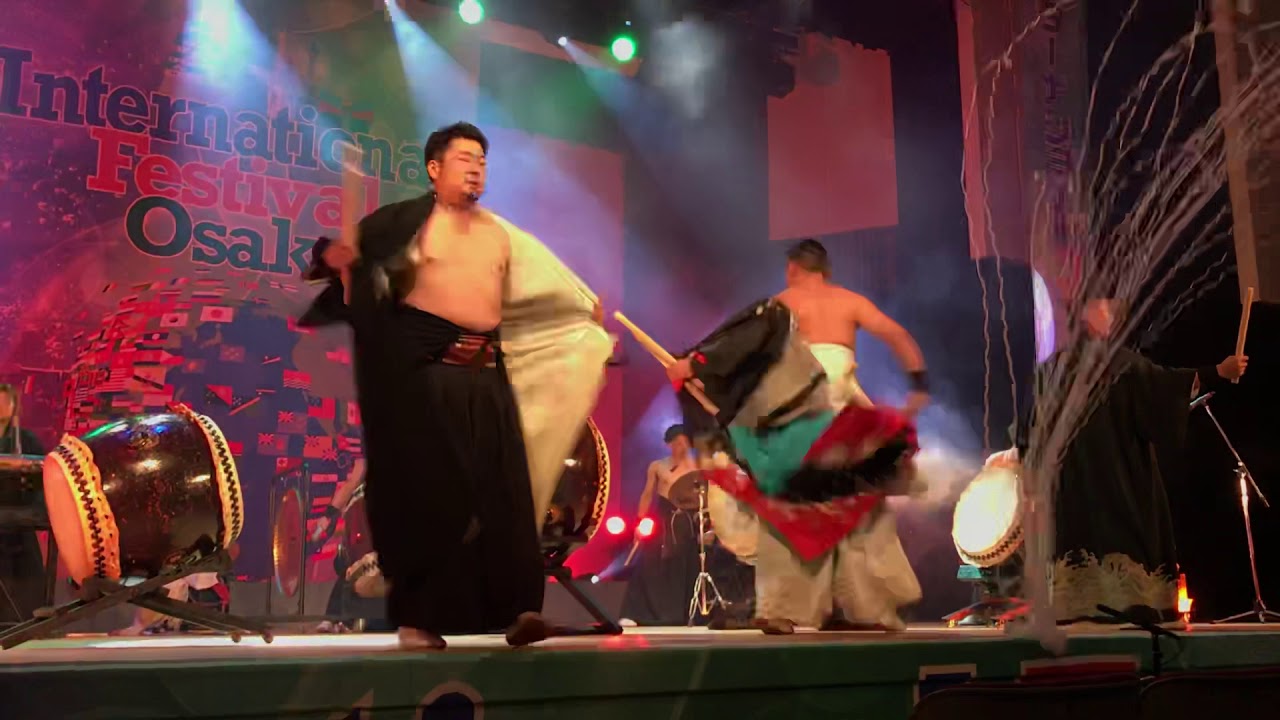 Japan Drum Team in Osaka International Festival 5