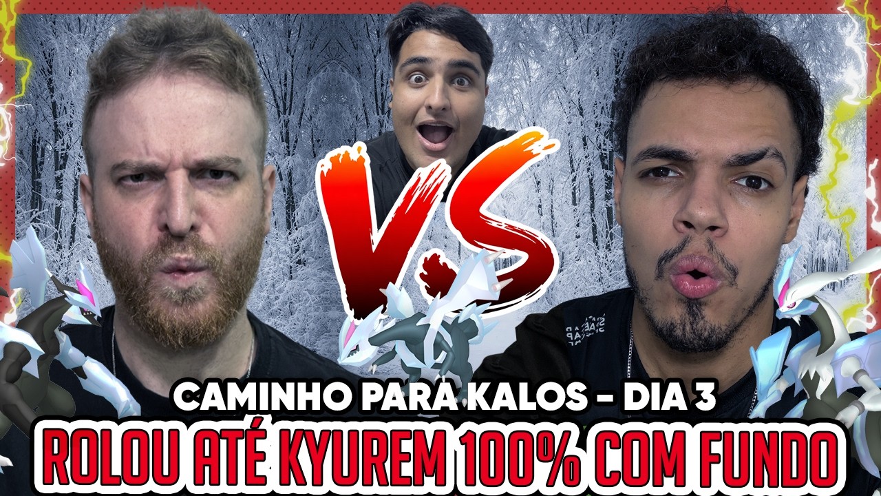 RAIDS DE FUSÃO DO KYUREM PRETO E BRANCO NO CAMINHO PARA KALOS CONTRA @CagalhoSilva - Pokémon GO