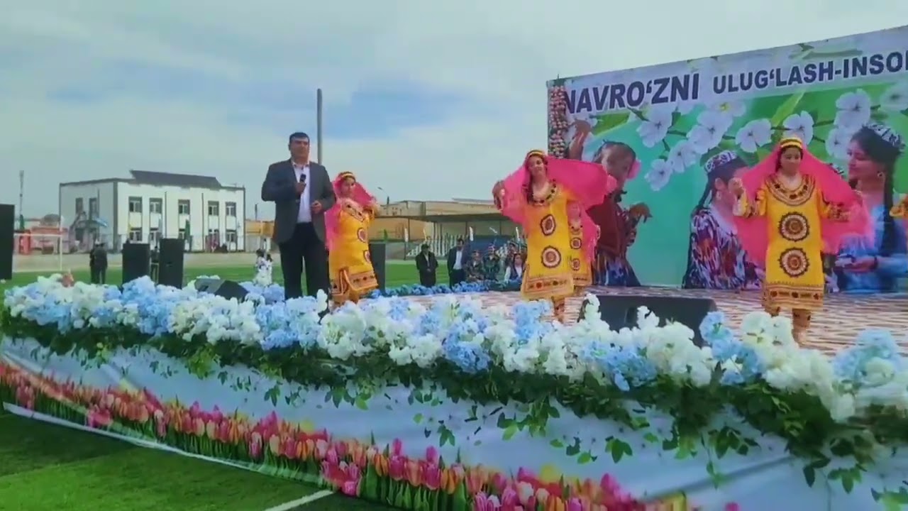 Shofirkonda 2026 yil Navroʻz bayrami Bobomurod Hamdamov ijrosida 