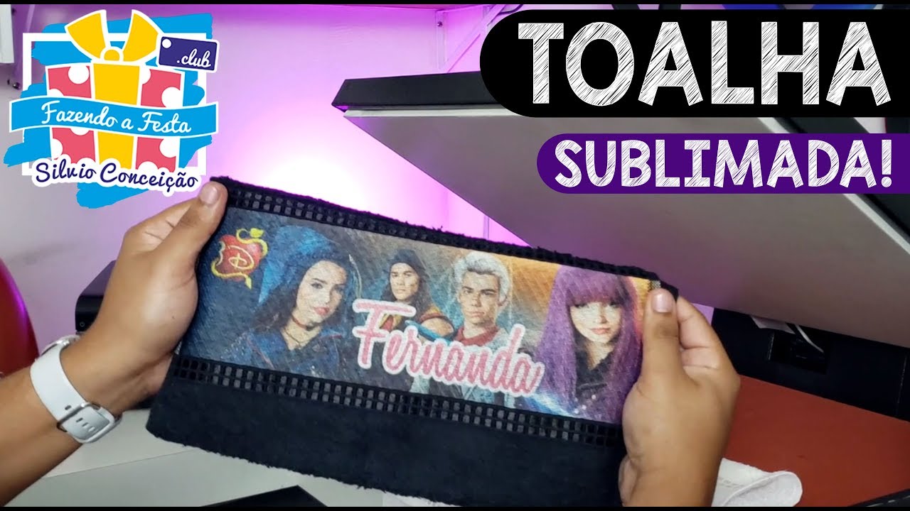 Toalha de Mão personalizada com Sublimação 😜