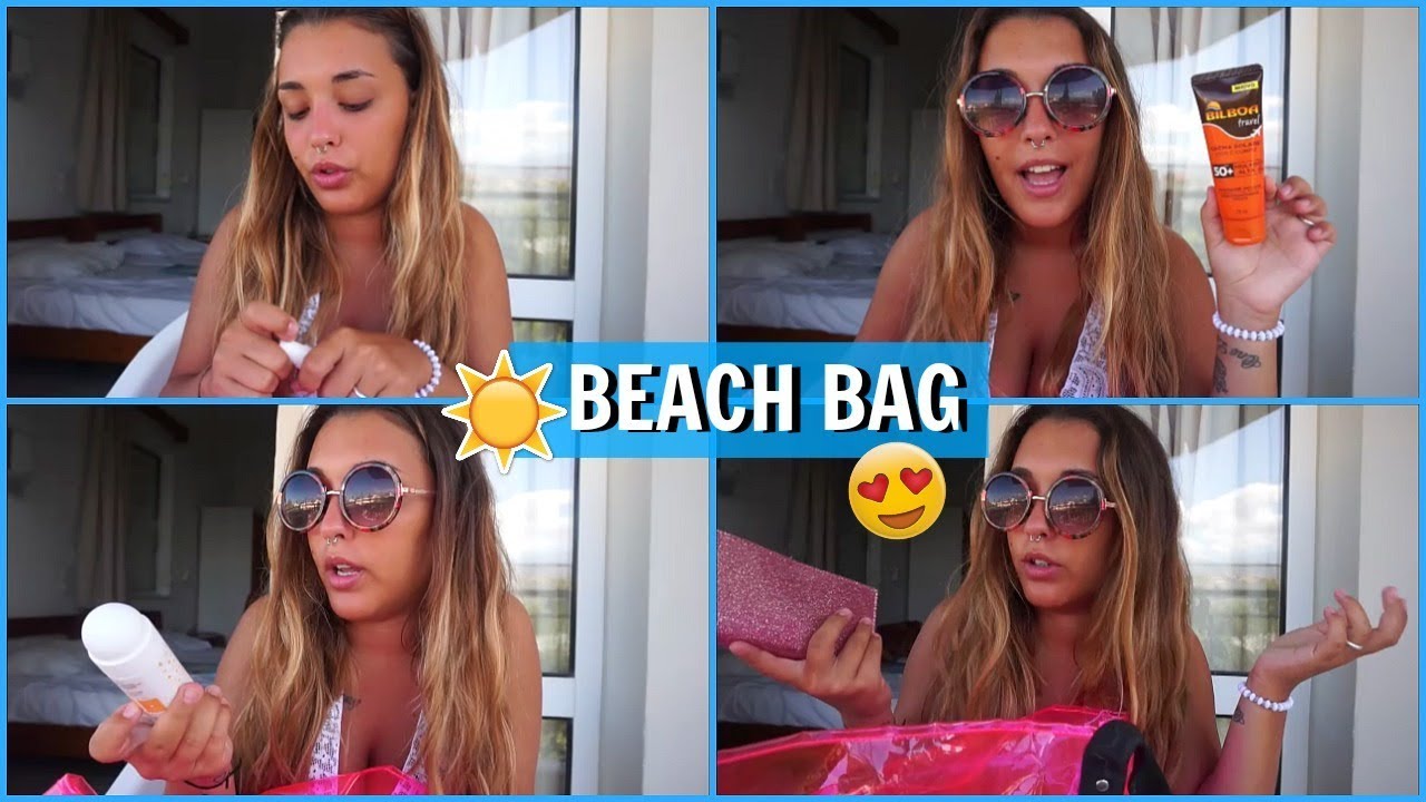 ☀️ Cosa c'è nella mia borsa da mare 🌊 vlog 27/08/17 | giuliavlogs