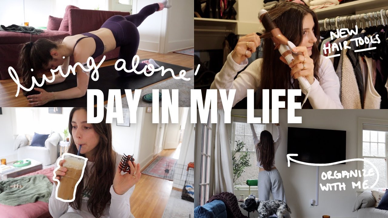 LIVING ALONE VLOG: organize with me, trying new products & getting stuff done! + responding to hate.