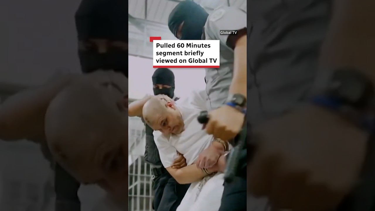 Pulled 60 Minutes segment briefly viewed on Global TV