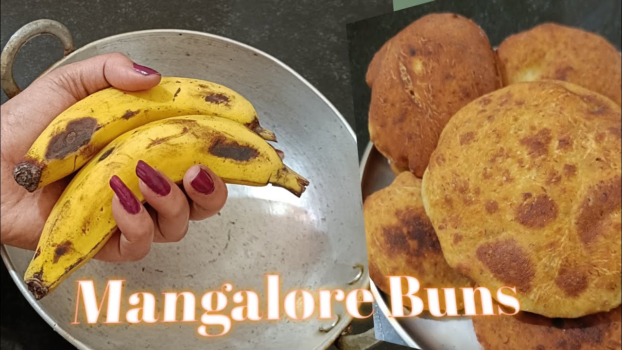 Mangalore buns | banana buns | Mangalore breakfast | banana poori #snacks #Mangalorebuns #breakfast 