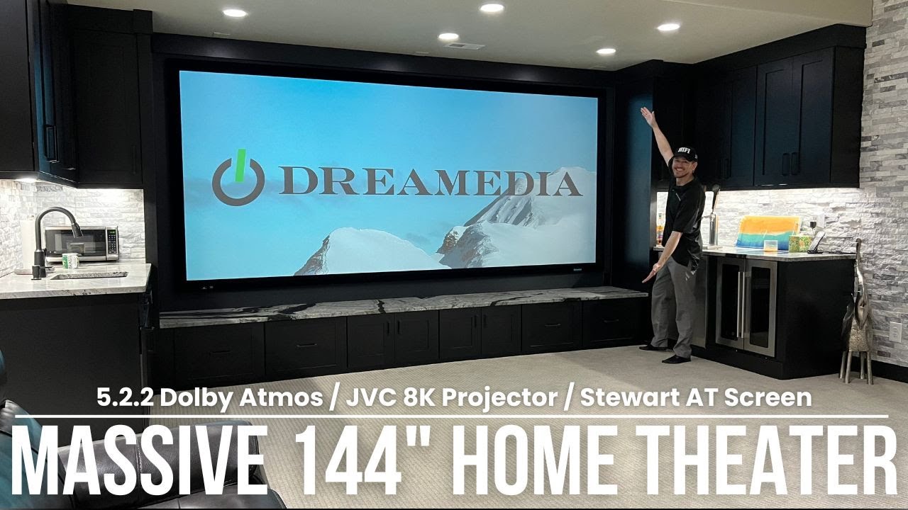 MASSIVE 144&rdquo; Home Theater w/ JVC NZ7 4K & 5.2.2 Dolby Atmos! Colorado Springs