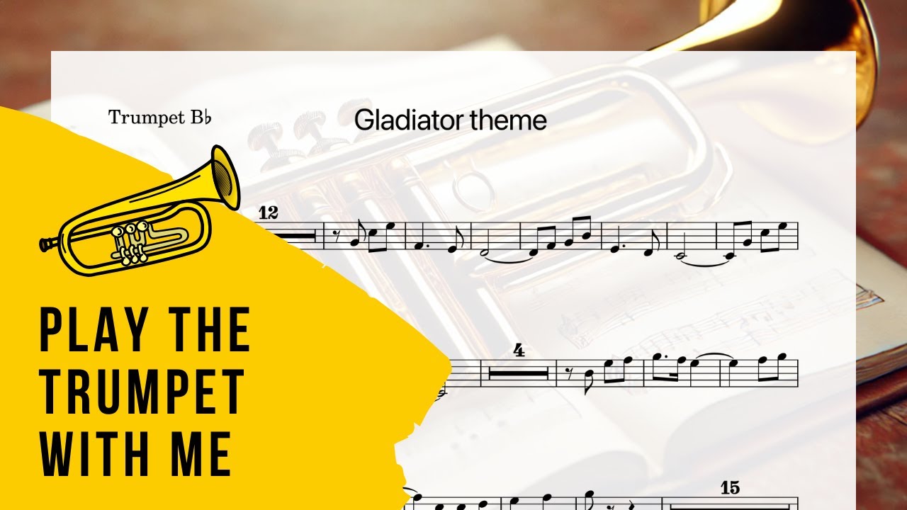 Gladiator Theme – Hans Zimmer | Trumpet Cover with Sheet Music