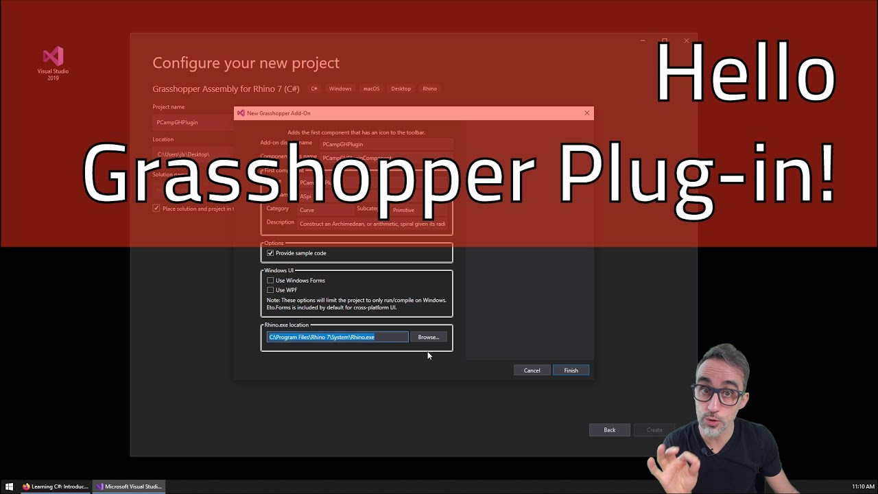 5.3 Development Setup of a Grasshopper Plug-in - Advanced Development in Grasshopper