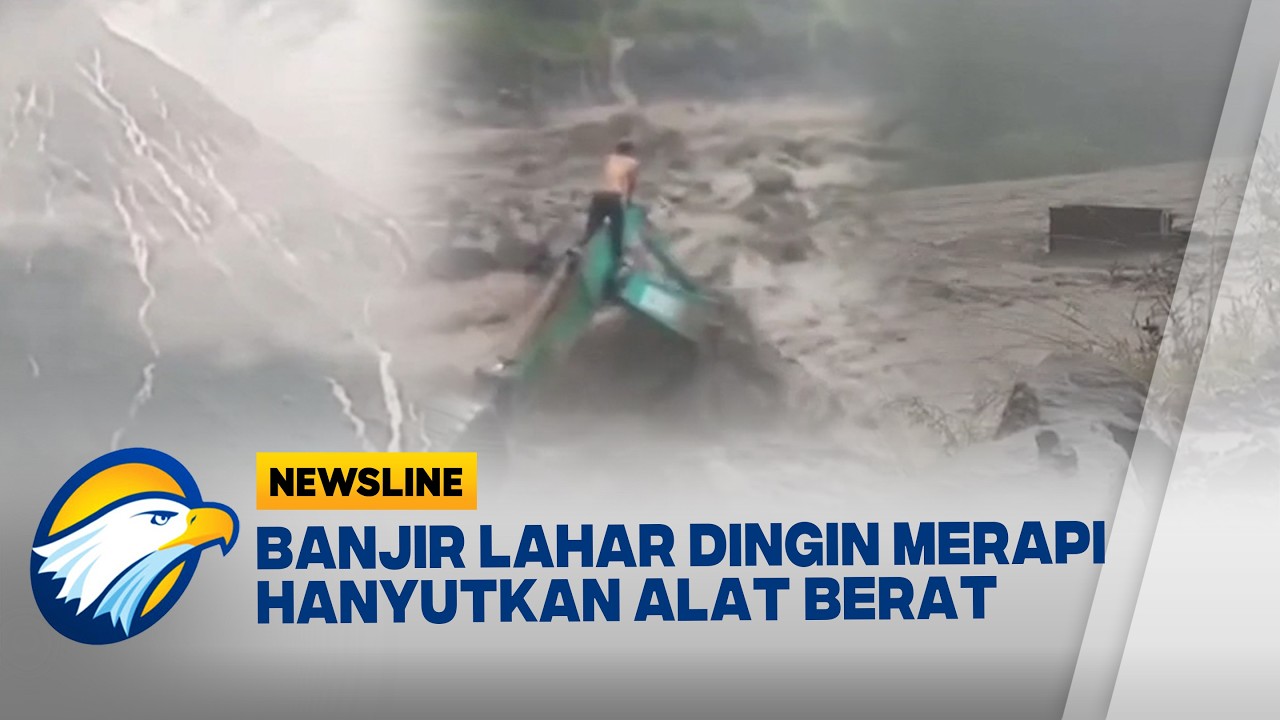 Banjir Lahar Dingin Gunung Merapi Menerjang Pekerja Tambang | Newsline