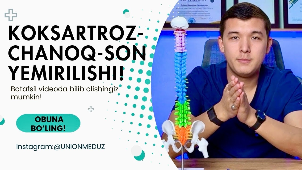 Koksartroz chanoq-son yemirilishi sabablari!