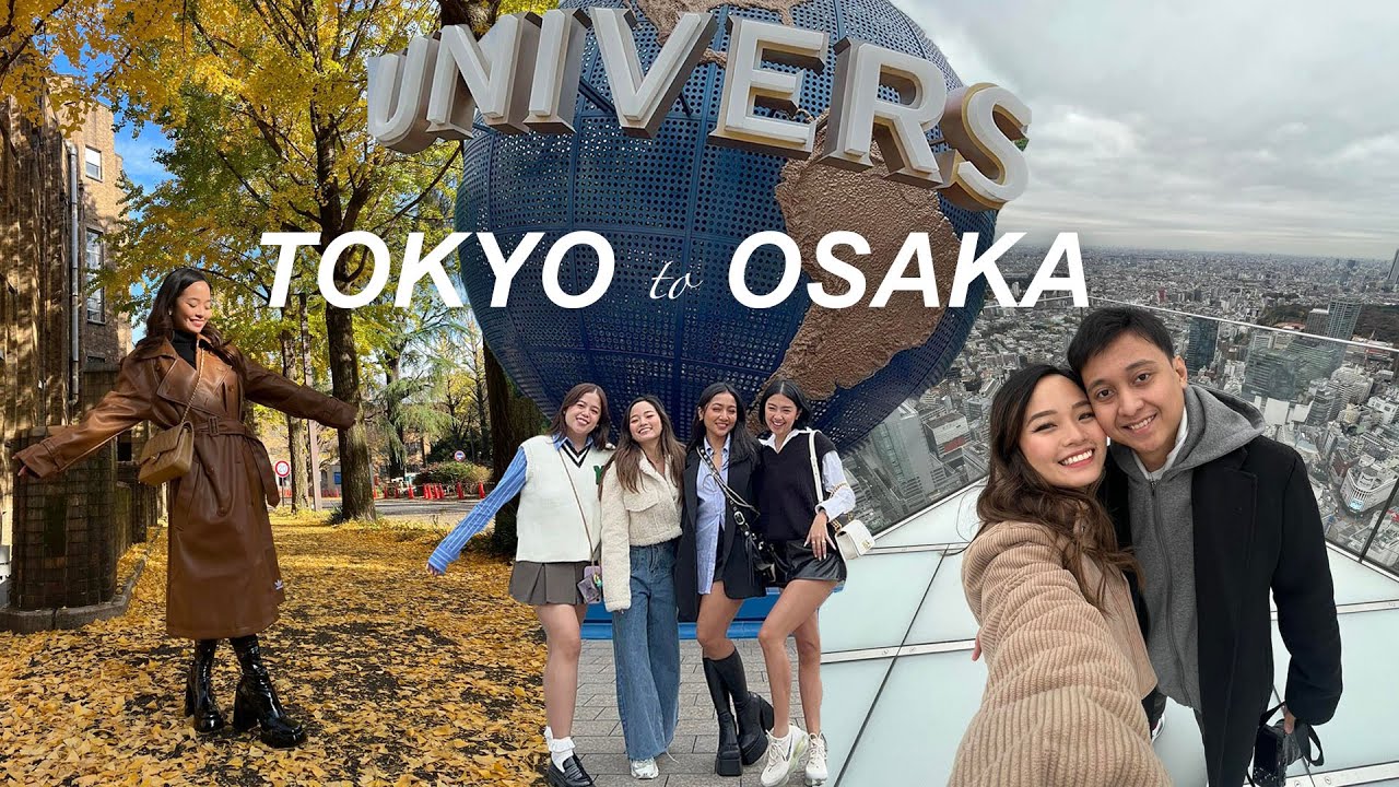 TOKYO to OSAKA | Nintendo World, Late Night Drinks and Shopping, Best Food and *touristy* places 🇯🇵